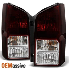 Fits 05-12 Pathfinder Dark Red Taillights Brake Lamps Lights Pair Set 2005-2012