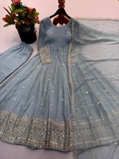 Designer Indian Anarkali Gown Bollywood Salwar Kameez Pakistani Dress Suit Party