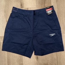 NWT SPEEDO Men  s 4-Way Stretch UPF50 Swim Trunks Size M Shorts