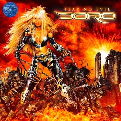 Doro Fear No Evil (Blue White Marbled Vinyl) Lp New
