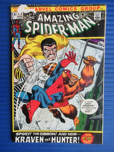 AMAZING SPIDER-MAN # 111 - (GD/VG) -LOW GRADE-KRAVEN THE HUNTER-THE GIBBON
