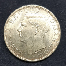 W0RLD COINS -Romania Silver  500  Lei  1944  Km-65  Unc