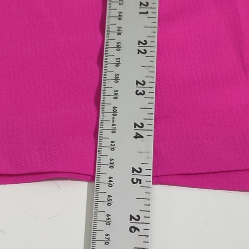 Neu Gibson Damen-Blusentop vorne zum Binden 3/4-Ärmel Gaze Hot Pink Small - Bild 8 von 8