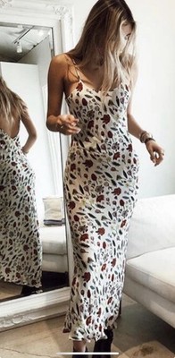STONE COLD FOX Slinky Slip Dress in Fiore Size 3 Orig. $290 NEW