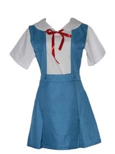 GK-O Anime Ayanami Rei Asuka Langley Sohryu School uniform Cosplay Costume