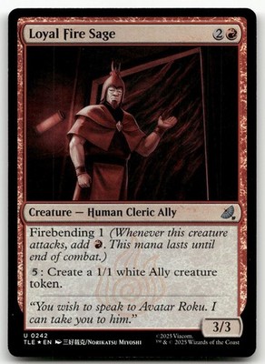 Loyal Fire Sage #242 (Foil) NM Avatar: The Last Airbender: Eternal-Legal