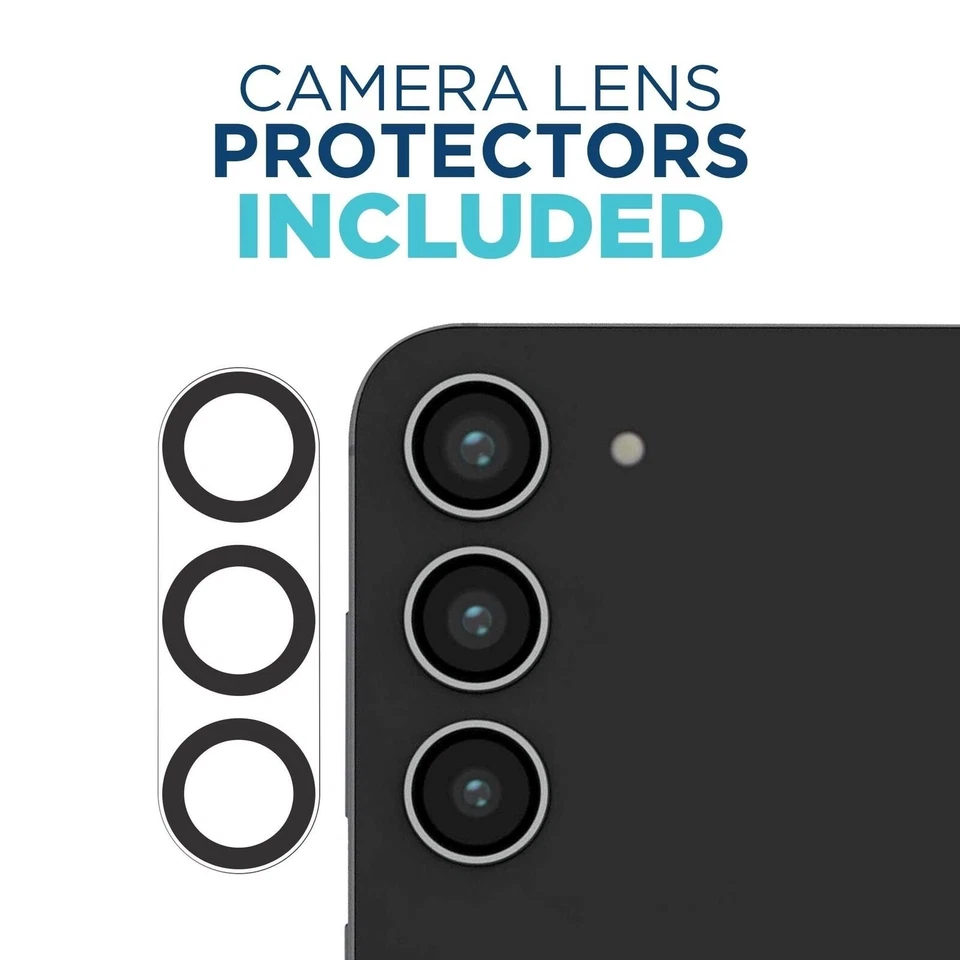 Tech Armor Samsung Galaxy S24 Ballistic Glass Screen Protector - 2 Pack - Image 2 of 4