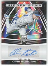 OWEN KELLINGTON 2022 Elite Extra Edition Auto Hidden Gems - PIRATES