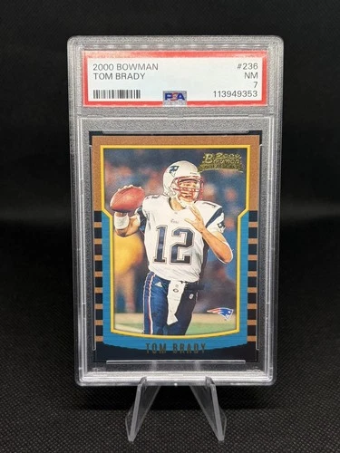 2000 Bowman #236 Tom Brady RC PSA 7 NM