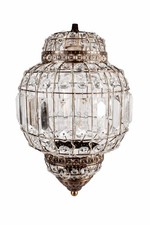 Modern Acrylic Crystal Ceiling Pendant Light Shade Easy Fit Chandelier Lampshade