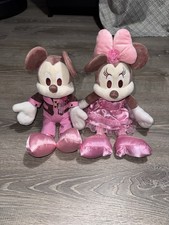 2023 Disney Store Mickey  Minnie Mouse Set Couple Plush Pair Valentine  s Day