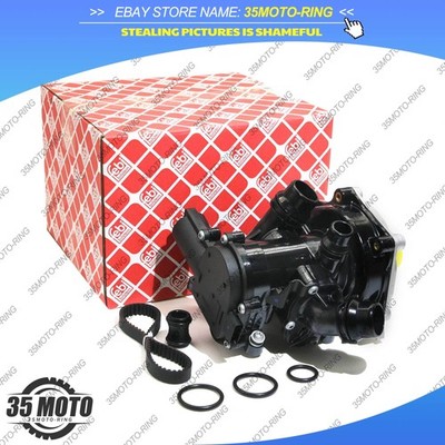 FEBI Water Pump Thermostat Housing Assy for Audi VW 2.0T 1.8T EA888 Gen3 Engine