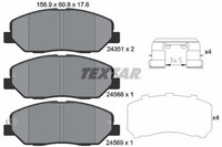 Bremsbelagsatz Scheibenbremse Vorderachse FüR Ssangyong Hyundai KIA KG Mobility