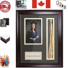 Graduation Photo Shadow Box Frame with Tassel Holder - Wall & Tabletop Display