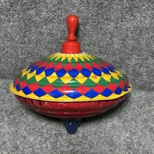 Vintage Spinning Choral Toy Top LBZ Lorenz Bolz Zirndorf W. Germany Automatic