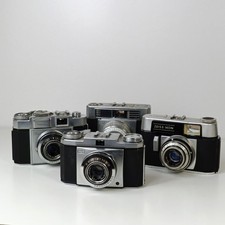 Vintage Cameras 4 X Vintage Zeiss Ikon Cameras 35mm Cameras  PARTS OR REPAIR 