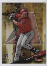 2015 Bowman's Best Gold Refractor 39/50 Yasmany Tomas #46 0nr3