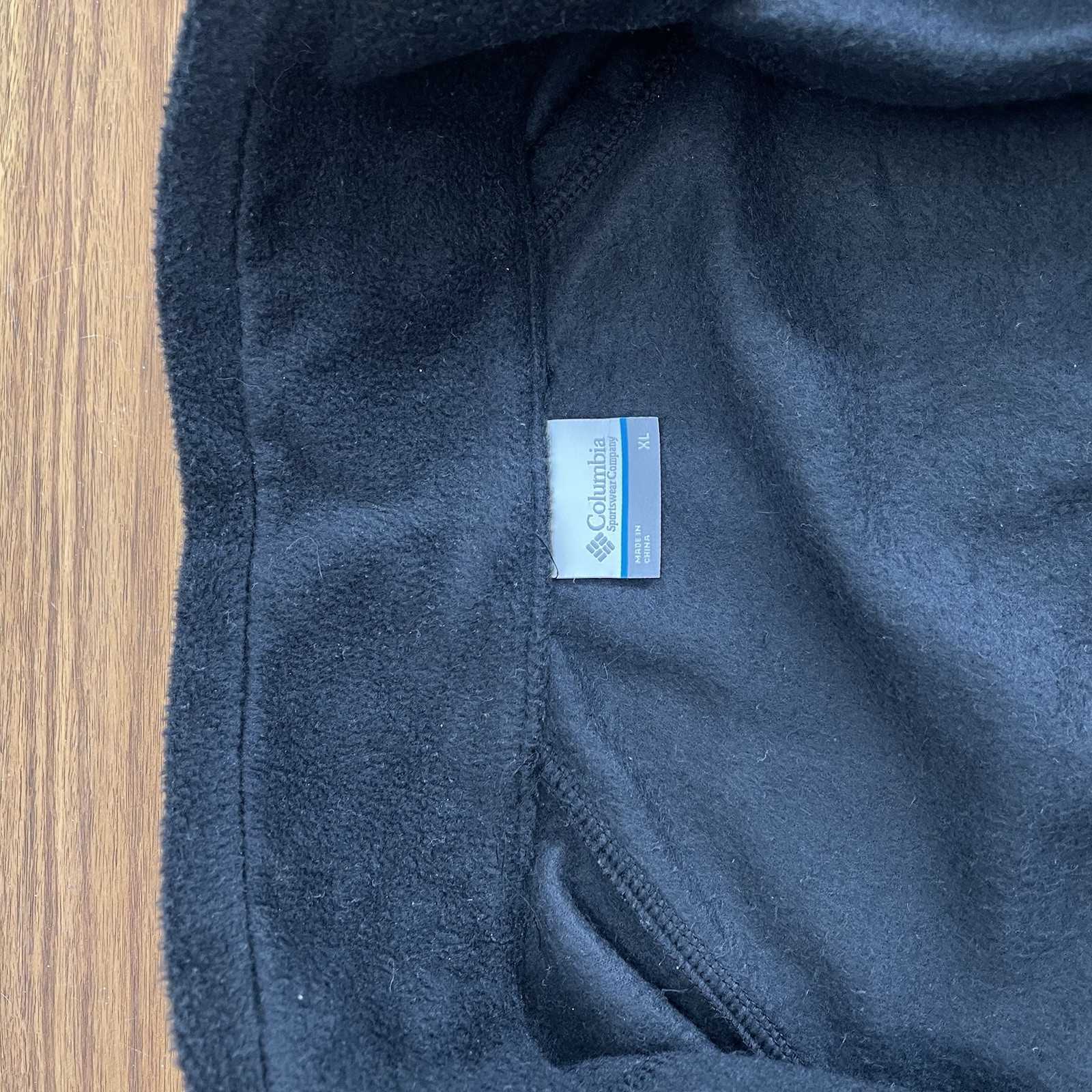 Columbia Black Basic Jacket XL Polyester Fleece Z… - image 5