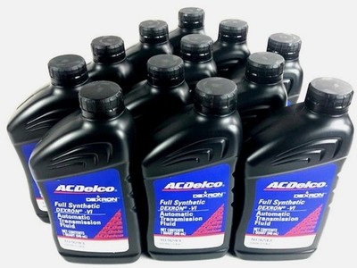 ACDelco Dexron VI Full Synthetic 10-9243 Automatic Transmission Fluid 12 Quarts