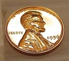 1956 Choice / Gem Proof Lincoln Wheat Cent  Blazing Red Beauty #604 ~ 7