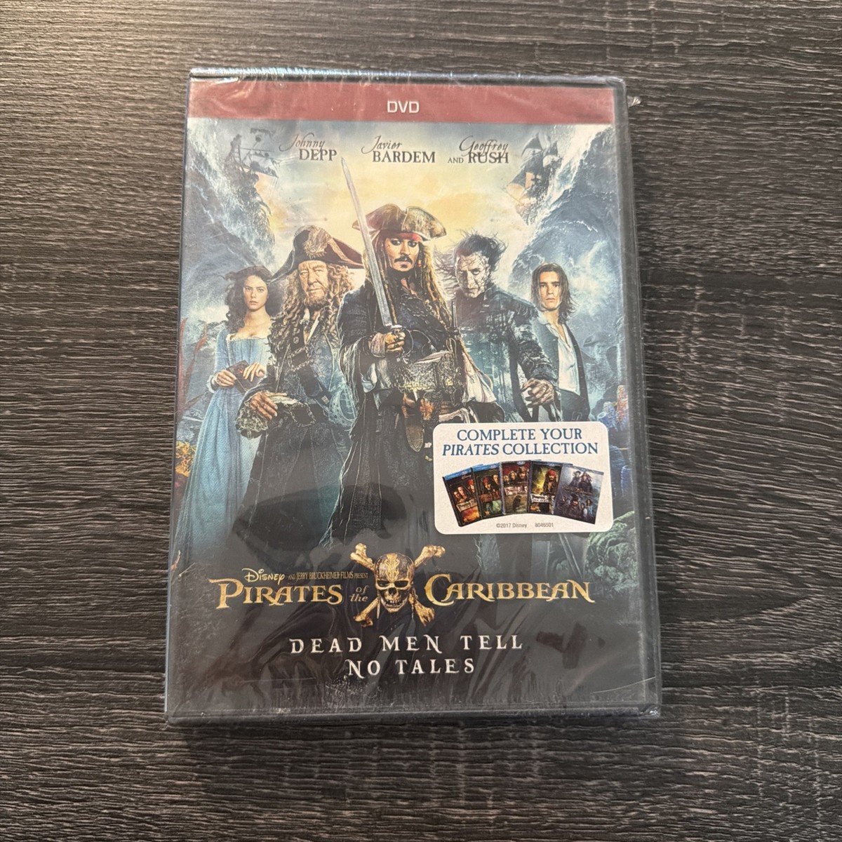 Pirates of the Caribbean: Dead Men Tell No Tales (DVD, 2017) for