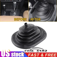 Manual Transmission Gear Shifter Boot Shift Cover For Jeep Wrangler JK 2007-2010