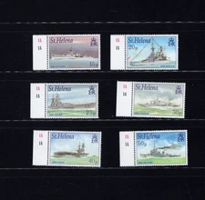 St Helena 773-78 WWII Royal Navy Ships 2001 VF MNH Complete Set LC
