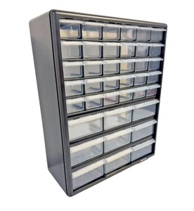Homak 39-Drawer Organisateur de pièces- 6,25inLx14.75inWx18.5inH Modèle# HA01039001