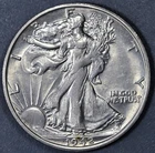 1942-S 50C WALKING LIBERTY SILVER HALF KM# 142 Grade: Choice BU A6203