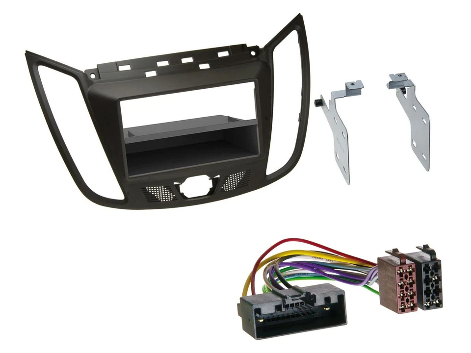 VDO AUX 1DIN MP3 USB Autoradio für Ford C-Max / Kuga - dunkelbraun - Bild 3 von 4