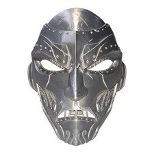 Silver High Detail 3D Printed Dr. Doom Mask - Marvel- No Returns