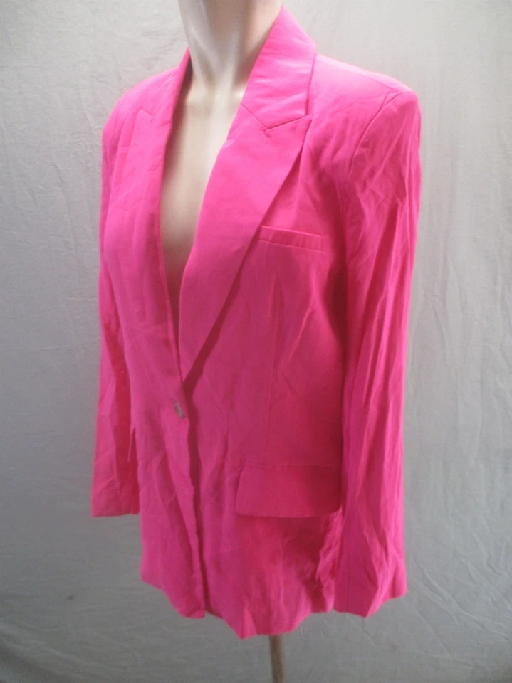 Blazer Forever 21 Talla S Mujer Rosa Cuello en V Manga Larga Estilo Belleza 727 Foto 3 de 4
