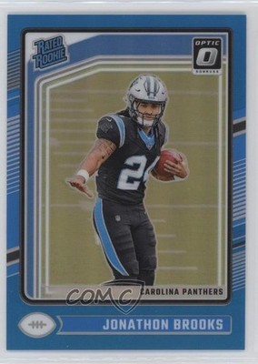 2024 Panini Donruss Optic Rated Aqua Prizm 93/299 Jonathon Brooks Rookie RC 3hd