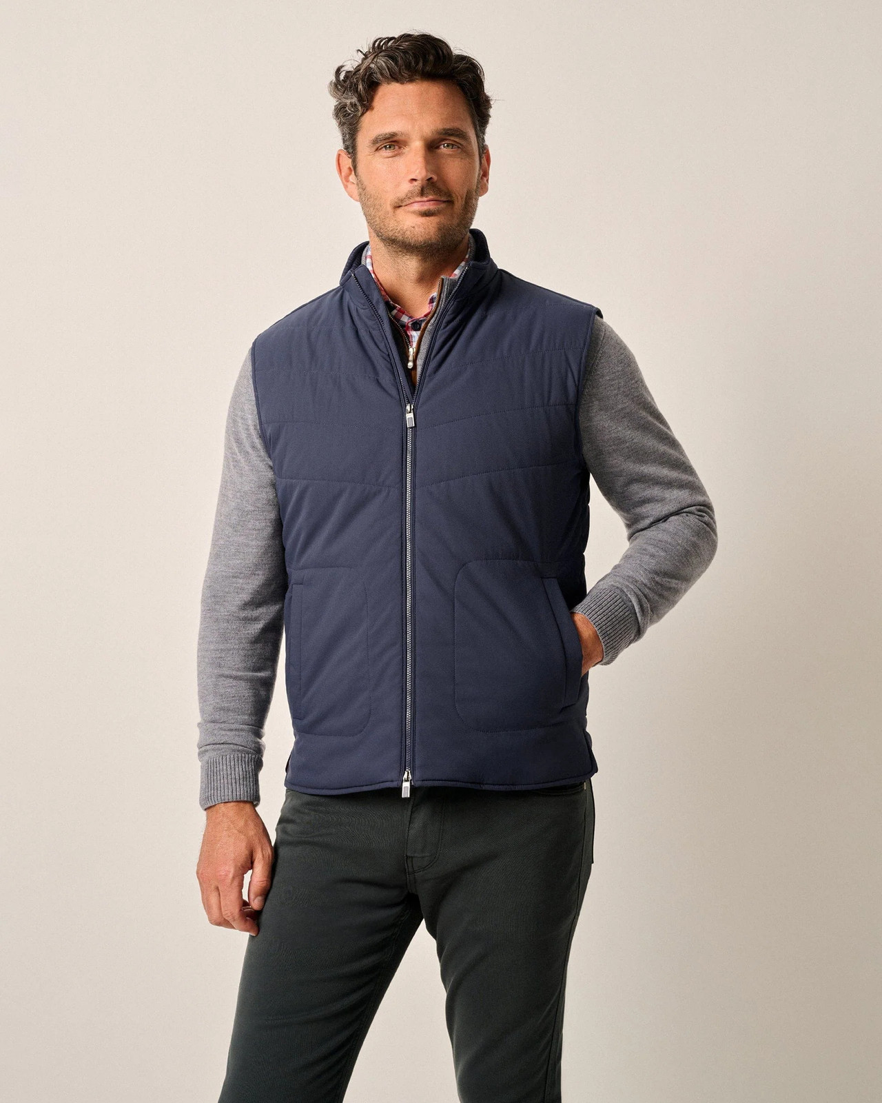 johnnie-O Fairhaven Quilted Zip Vest