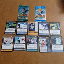 Dragon Ball Z Card Game Lot Of 10.