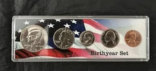1991 Birth Year Set 5 Bright Uncirculated Coins FREE SHIPPING