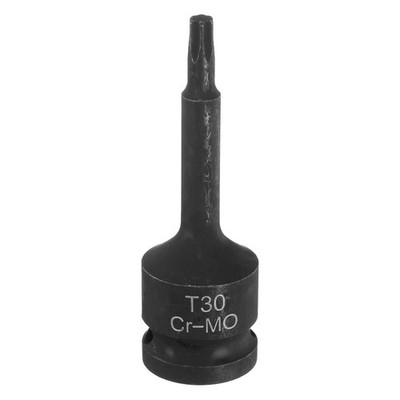 T30 Torx Bit Socket 1/2'' Drive 6 Point Torx Star Screwdriver Socket Adapter