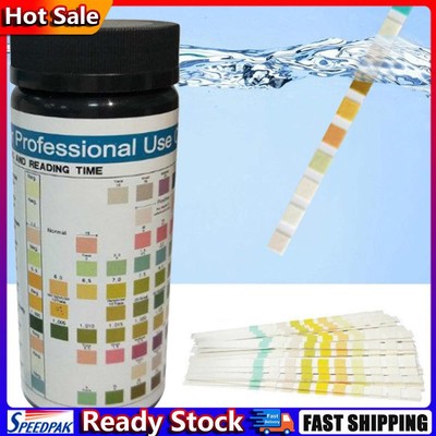 100pcs URS-10T Pool Test Paper SPA Hot Tub Urine Ketone Acid Alkali Test Strip H