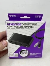 TTX Tech GameCube Compatible 4 Port Controller Adapter for Wii U and Switch