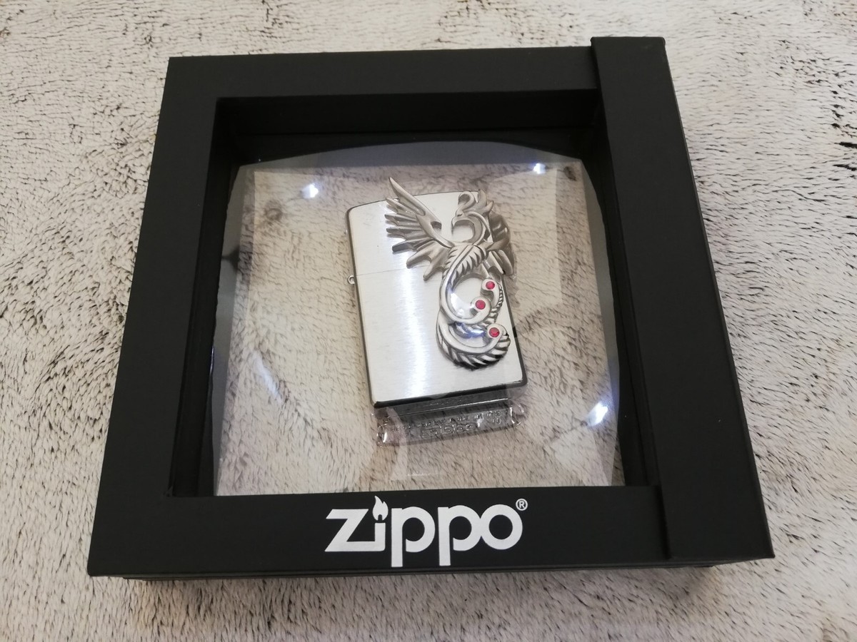 ハイドアンドシーク　zippo Zippo Undying Love Design Black Matte Windproof Lighter