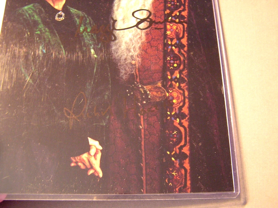 Harry Potter-Maggie Smith-McGonagall-Richard Harris-COA-Signature-Autograph-Card - Image 2 of 4