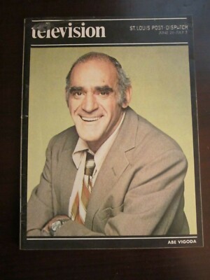 St Louis Post Dispatch TV Guide June 1977 Abe Vigoda Barney Miller Fish 