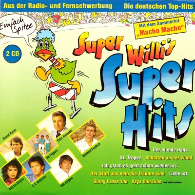 Super Willi's Super Hits Die Deutschen Hits 2 CDs neuwertig  (1462) ariola