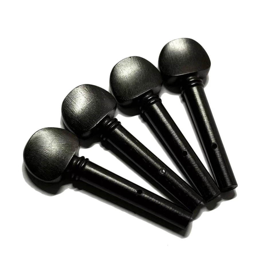 Violin Ebony Pegs Peg fit 1/4 Size String w/ Parisan Eye Pegs Hole Drilled - Image 4 of 4