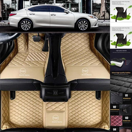 Alfombrillas para coche Hummer alfombras de carga de lujo revestimientos de botas impermeables alfombra personalizada - Imagen 4 de 27