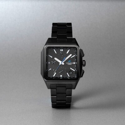 CASIO OCEANUS Mens Watches OCW-T5000B-1AJF Black Square Bluetooth