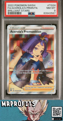 Acerola's Premonition TG24/TG30 Swsh09: Brilliant Stars Trainer
