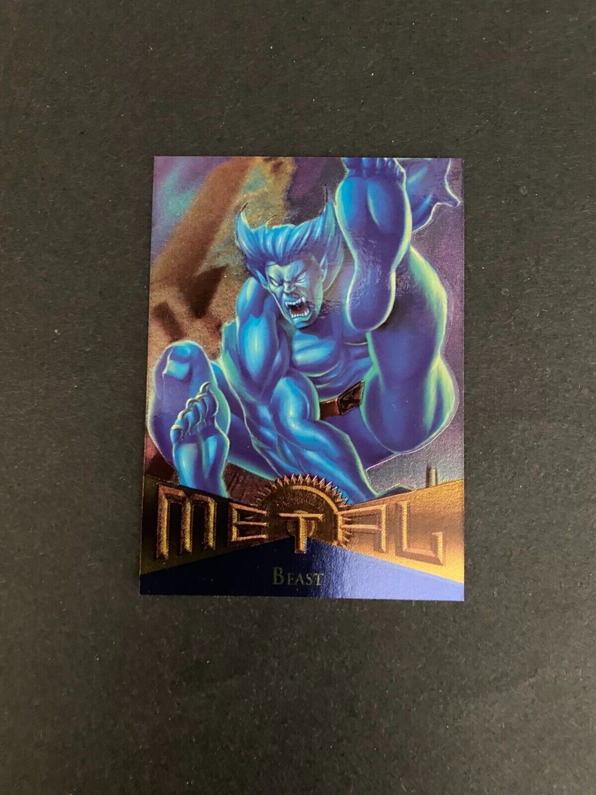 1995 FLEER MARVEL METAL #85 BEAST MINT+