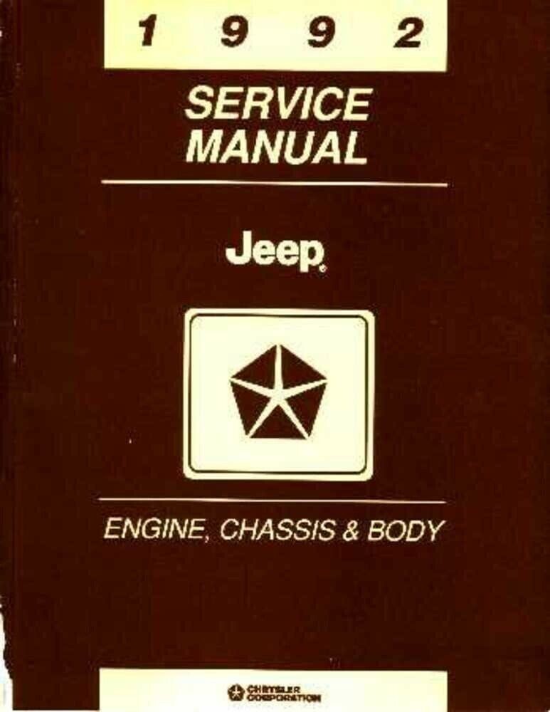 1992 Shop Manual Factory Service Manual for Jeep YJ | eBay