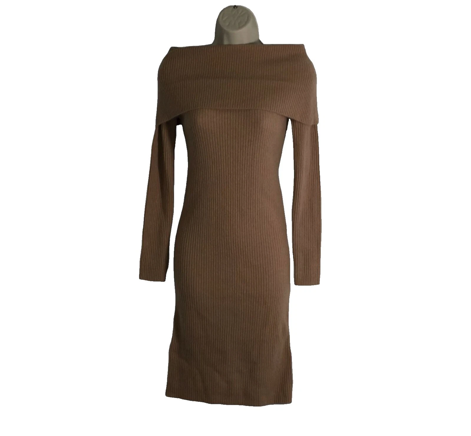 Vestido marrón de Cachemira para Mujeres